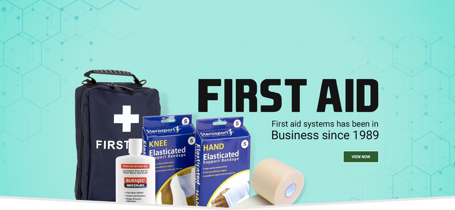 First aid supplies wholesale store